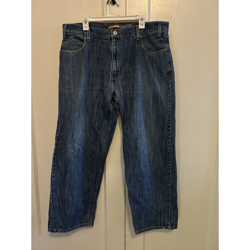 Vintage Y2K Levis Silvertab Mens Jeans 40x32 Baggy Fit Skater Hip Hop Blue Loose